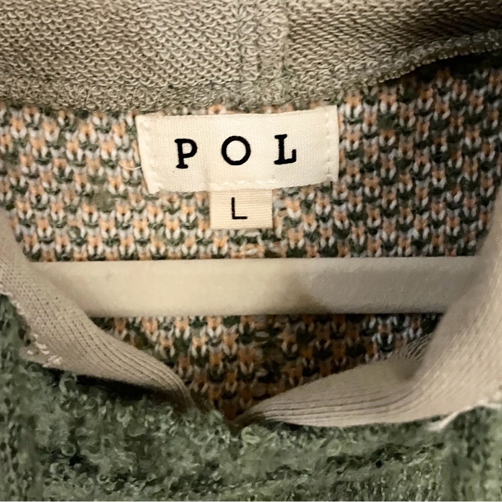NWOT POL Floral Sweater with Hoodie - Picture 8 of 9
